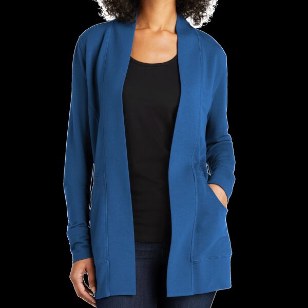Ladies Microterry Cardigan Thumbnail