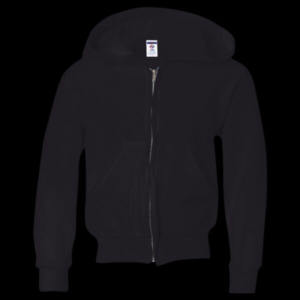 NuBlend® Youth Full-Zip Hooded Sweatshirt Thumbnail