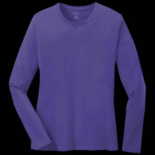 Women's Long Sleeve Core Cotton Tee APO Thumbnail