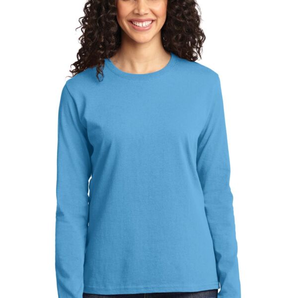 Women's Long Sleeve Core Cotton Tee APO Thumbnail
