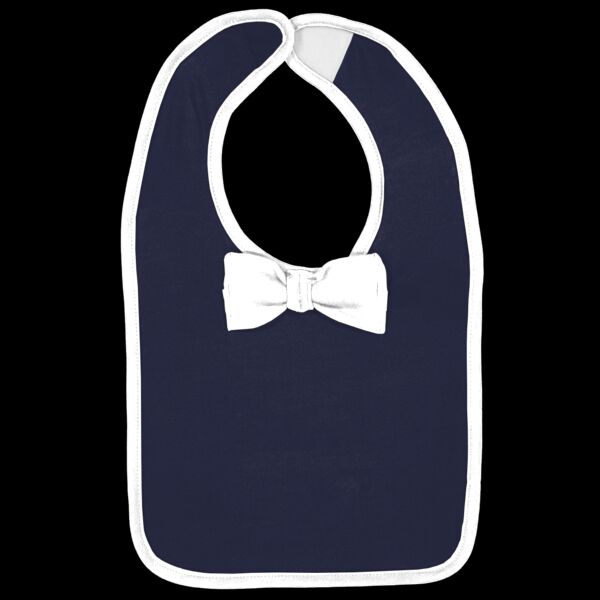 Infant Baby Rib Bow Tie Bib Thumbnail