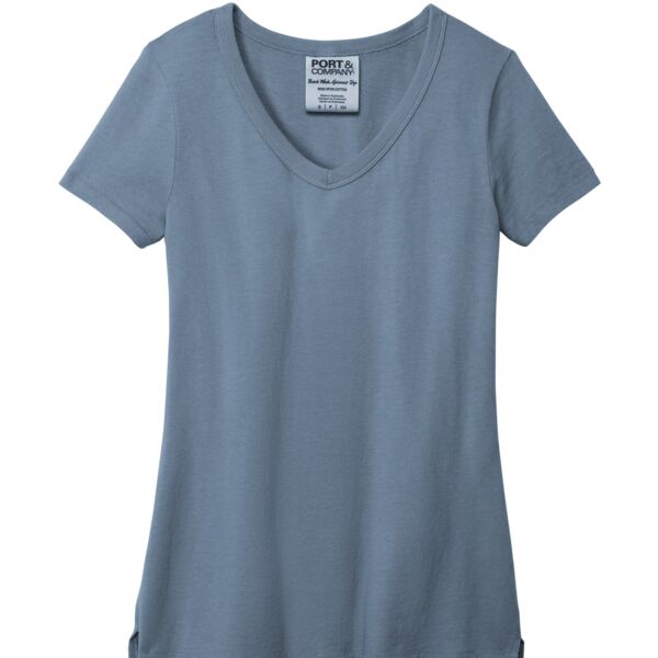 Women's Beach Wash ® Garment Dyed V Neck Tee Thumbnail