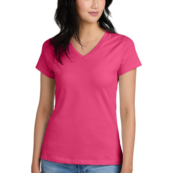 Women's Cotton V Neck Tee  Thumbnail