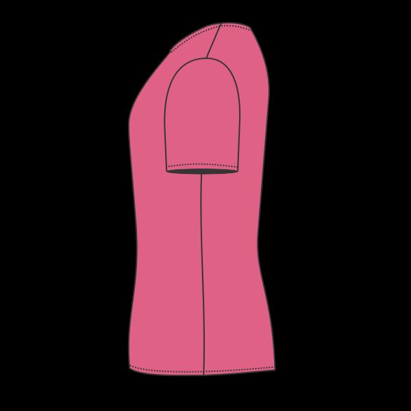 Ladies CamoHex Dry Fit V Neck Tee Thumbnail