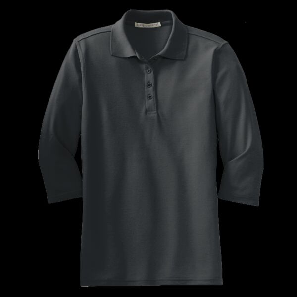 Ladies 3/4 Sleeve Polo Thumbnail
