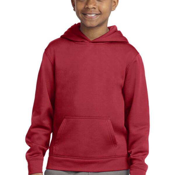 Youth Fleece Hooded Pullover Thumbnail