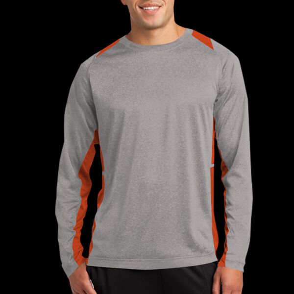 Long Sleeve Heather Colorblock Contender ™ Tee Thumbnail