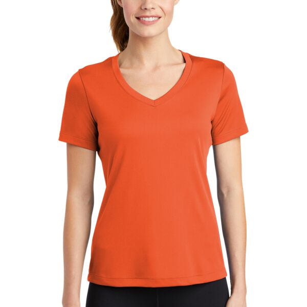 Custom Ladies PosiCharge ® Competitor™ V Neck Tee Thumbnail