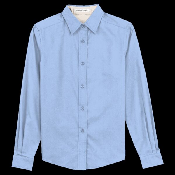 Custom Ladies Long Sleeve Easy Care Shirt Thumbnail