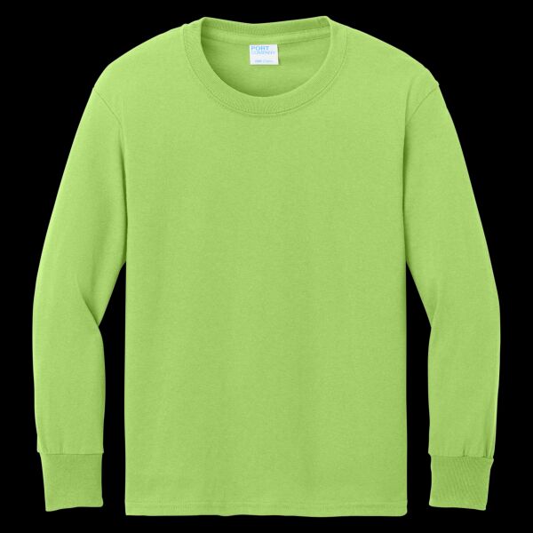 Youth Long Sleeve Core Cotton Tee Thumbnail