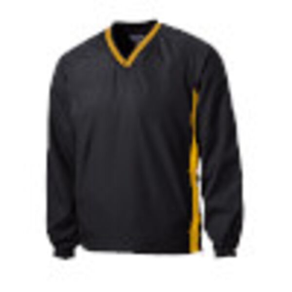 Sport-Tek® Tipped V-Neck Raglan Wind Shirt Thumbnail