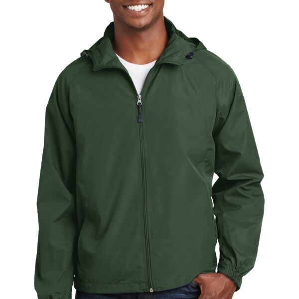 Personalized Hooded Raglan Jacket Thumbnail