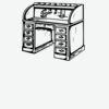 Eight Pearl Button Chef Coat Thumbnail