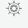 Eight Pearl Button Chef Coat Thumbnail