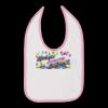 Infant Contrast Trim Premium Jersey Bib Thumbnail