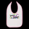 Infant Contrast Trim Premium Jersey Bib Thumbnail