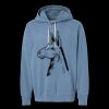 Unisex Garment-Dyed Lightweight Fleece Hooded Sweatshirt Thumbnail