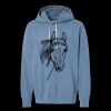 Unisex Garment-Dyed Lightweight Fleece Hooded Sweatshirt Thumbnail