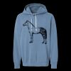 Unisex Garment-Dyed Lightweight Fleece Hooded Sweatshirt Thumbnail