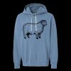 Unisex Garment-Dyed Lightweight Fleece Hooded Sweatshirt Thumbnail