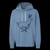 Unisex Garment-Dyed Lightweight Fleece Hooded Sweatshirt Thumbnail