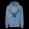 Unisex Garment-Dyed Lightweight Fleece Hooded Sweatshirt Thumbnail