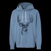 Unisex Garment-Dyed Lightweight Fleece Hooded Sweatshirt Thumbnail