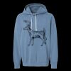 Unisex Garment-Dyed Lightweight Fleece Hooded Sweatshirt Thumbnail
