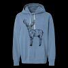 Unisex Garment-Dyed Lightweight Fleece Hooded Sweatshirt Thumbnail
