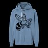 Unisex Garment-Dyed Lightweight Fleece Hooded Sweatshirt Thumbnail