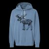 Unisex Garment-Dyed Lightweight Fleece Hooded Sweatshirt Thumbnail