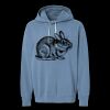 Unisex Garment-Dyed Lightweight Fleece Hooded Sweatshirt Thumbnail