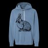 Unisex Garment-Dyed Lightweight Fleece Hooded Sweatshirt Thumbnail