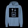 Unisex Garment-Dyed Lightweight Fleece Hooded Sweatshirt Thumbnail