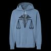 Unisex Garment-Dyed Lightweight Fleece Hooded Sweatshirt Thumbnail