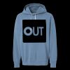 Unisex Garment-Dyed Lightweight Fleece Hooded Sweatshirt Thumbnail
