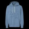 Unisex Garment-Dyed Lightweight Fleece Hooded Sweatshirt Thumbnail