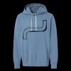 Unisex Garment-Dyed Lightweight Fleece Hooded Sweatshirt Thumbnail