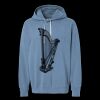 Unisex Garment-Dyed Lightweight Fleece Hooded Sweatshirt Thumbnail