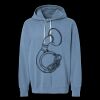 Unisex Garment-Dyed Lightweight Fleece Hooded Sweatshirt Thumbnail