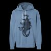 Unisex Garment-Dyed Lightweight Fleece Hooded Sweatshirt Thumbnail