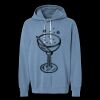 Unisex Garment-Dyed Lightweight Fleece Hooded Sweatshirt Thumbnail
