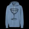 Unisex Garment-Dyed Lightweight Fleece Hooded Sweatshirt Thumbnail
