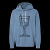 Unisex Garment-Dyed Lightweight Fleece Hooded Sweatshirt Thumbnail