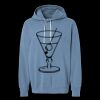 Unisex Garment-Dyed Lightweight Fleece Hooded Sweatshirt Thumbnail