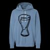 Unisex Garment-Dyed Lightweight Fleece Hooded Sweatshirt Thumbnail