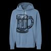 Unisex Garment-Dyed Lightweight Fleece Hooded Sweatshirt Thumbnail