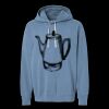 Unisex Garment-Dyed Lightweight Fleece Hooded Sweatshirt Thumbnail
