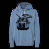 Unisex Garment-Dyed Lightweight Fleece Hooded Sweatshirt Thumbnail