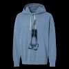 Unisex Garment-Dyed Lightweight Fleece Hooded Sweatshirt Thumbnail